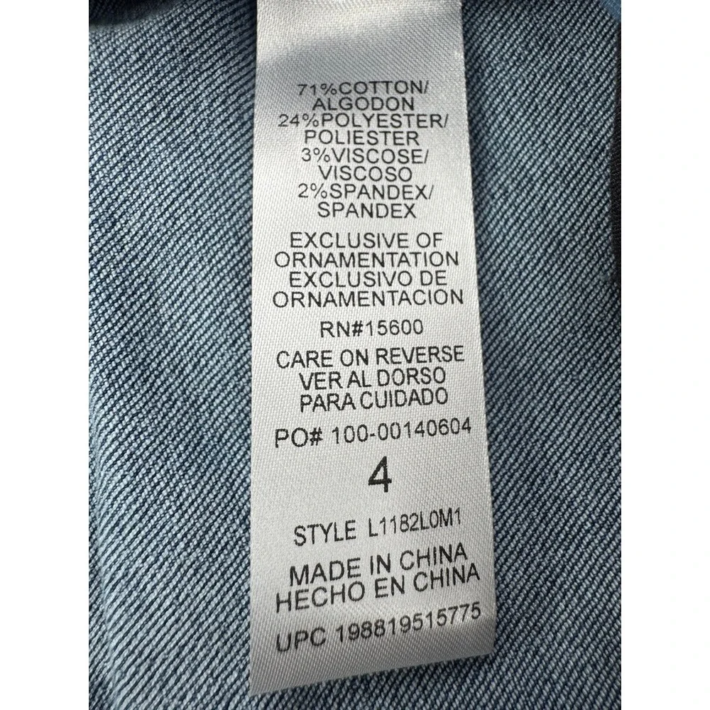 Wit & Wisdom‎ Skyrise Round Up Seamed Wider Leg Jeans Mid Blue Artisinal Size 4